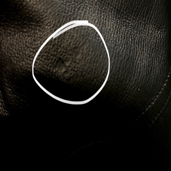 Members Only Leather Coat Long Black Mens Medium Vintage 90s - Picture 12 of 13